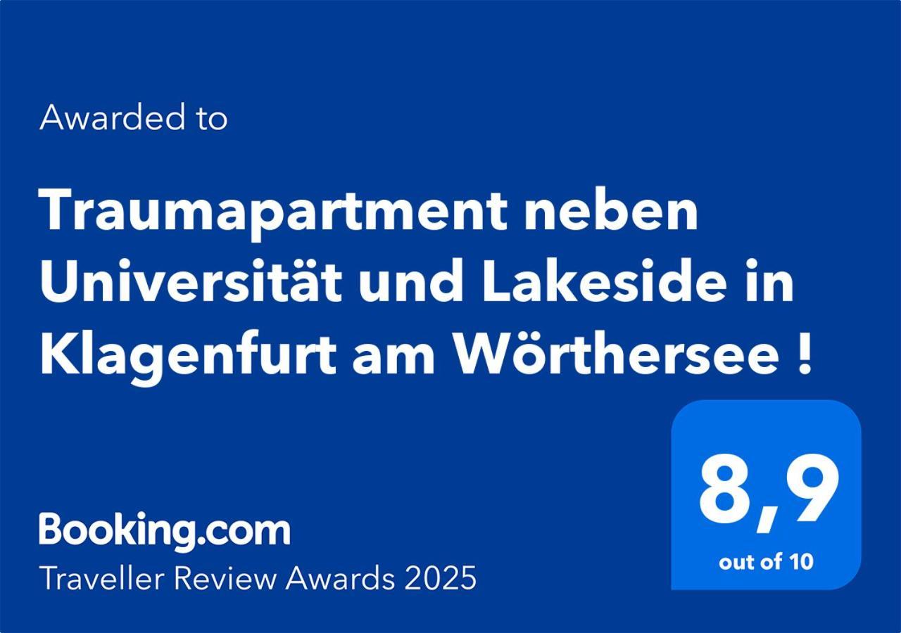 Traumapartment Neben Universitaet Und Lakeside In Klagenfurt Am Woerthersee ! Ngoại thất bức ảnh